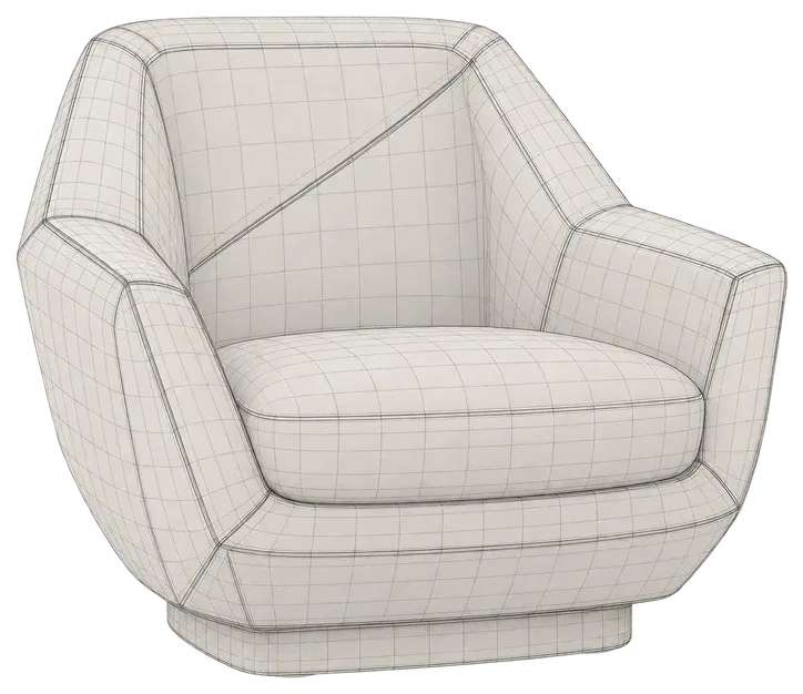 Wire-mesh lounge chair