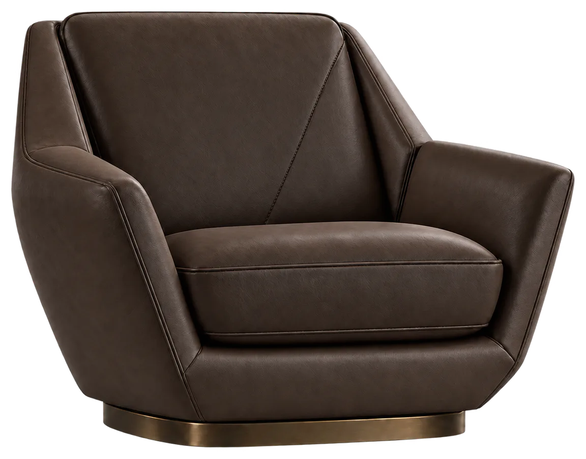 Dark leather