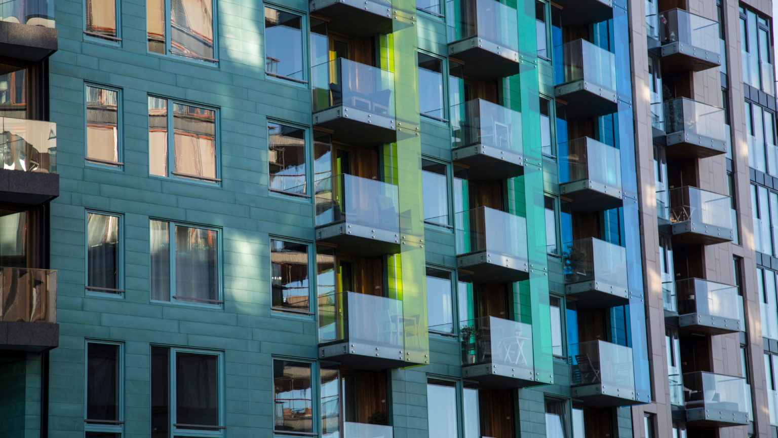 2024 Emerging Trends In Multi Family Residential Design Gather   Glass Balconies On Exterior Of New Apartment Building Oslo 1536x864 